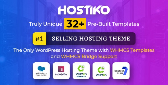 Hostiko v40.0 - WordPress WHMCS托管主题
