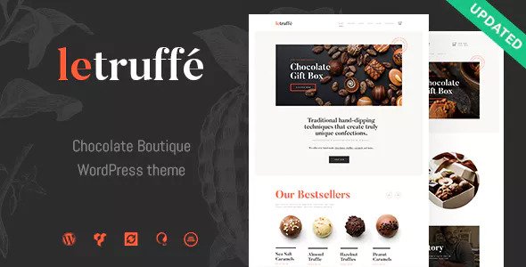 Le Truffe v1.1.1 - 巧克力糖果和糖果店WordPress主题