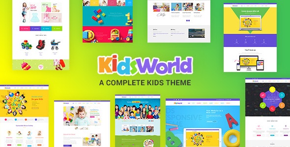 Kids Heaven v1.1.8 - 儿童WordPress主题