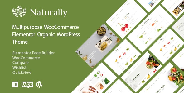 Naturally v1.0.4 - 有机食品/市场WooCommerce主题