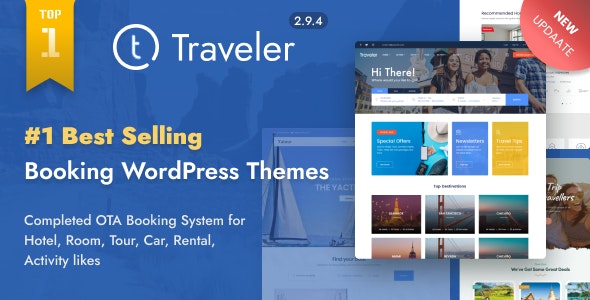 Traveler v2.9.4 - 旅游预订WordPress主题